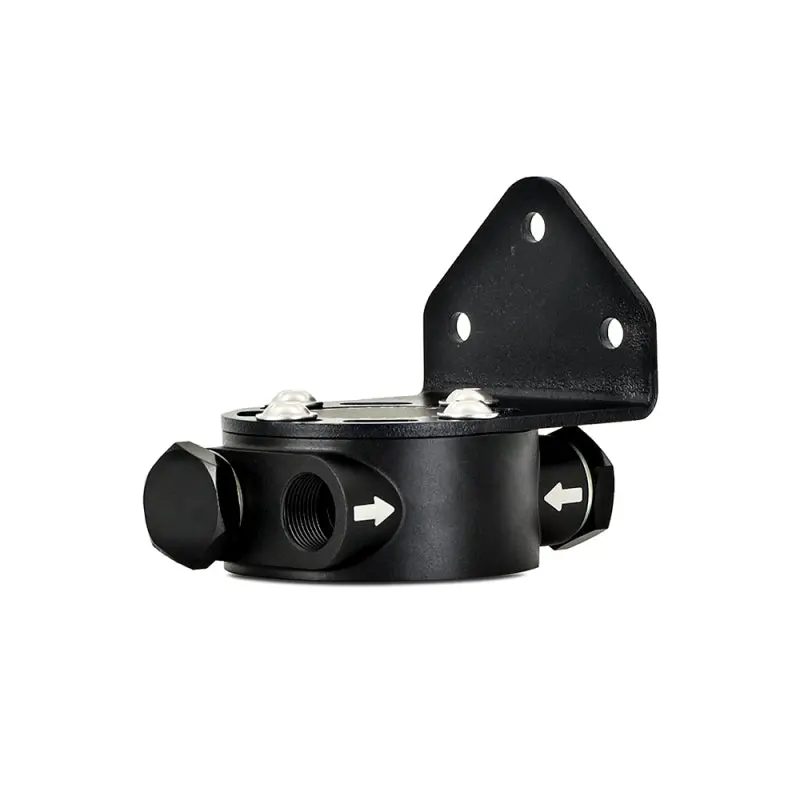 Mishimoto Remote Oil Filter Mount 3/4 16 Thread Black 2