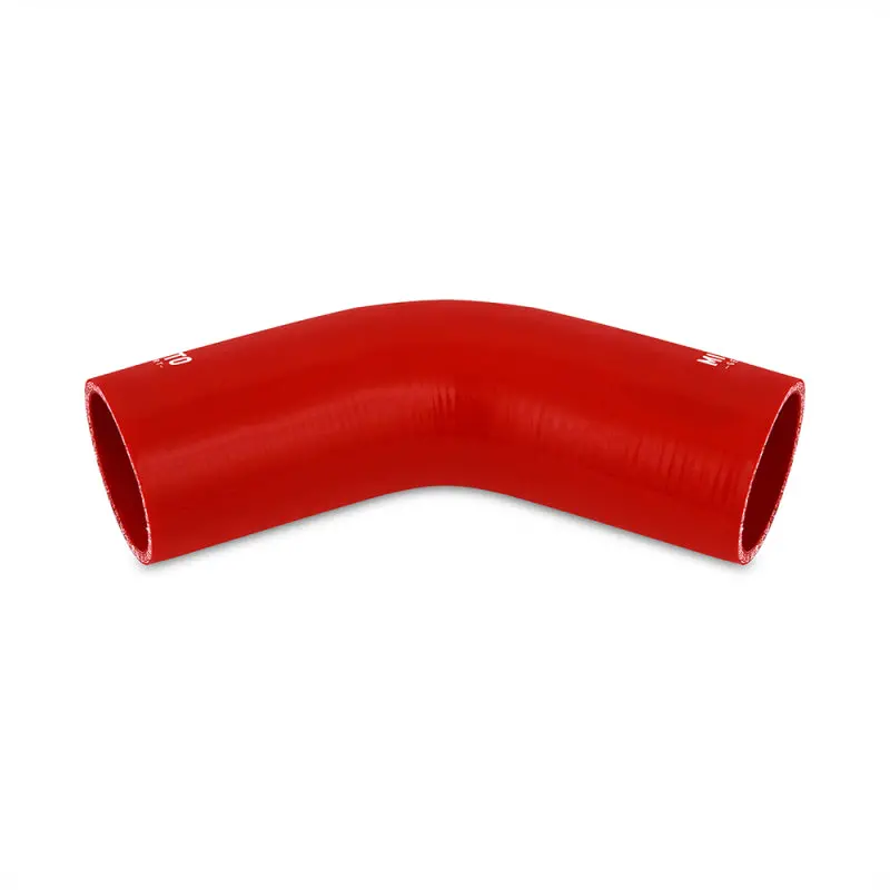 Mishimoto Silicone 4In 45 Degree Coupler Red Finish 1