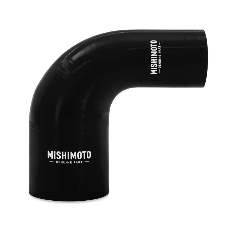 Mishimoto Silicone 90 Deg Reducer Coupler 2In To 3In Black 1