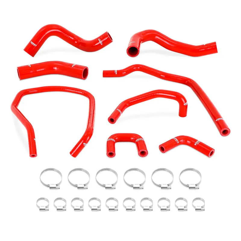 Mishimoto Silicone Coolant Hose Kit - Red For 04-10 Infiniti Qx56 / 04-14 Titan 1