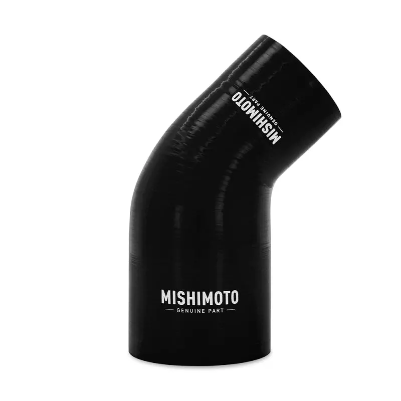 Mishimoto Silicone Coupler 2.5In To 3In 45 Degree Black 1