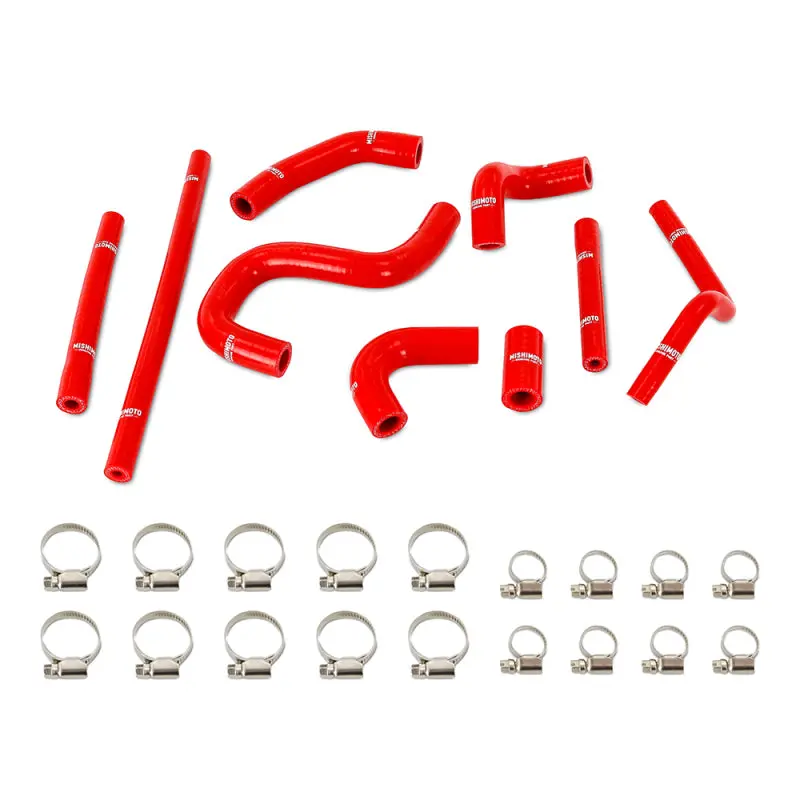 Mishimoto Silicone Heater Hose Kit For 96-02 Toyota 4Runner 3.4L - Red 1