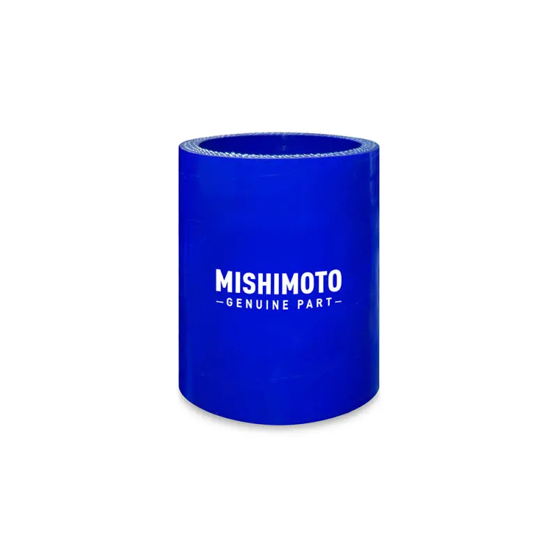 Mishimoto Silicone Hose 3.5 Inch Straight Coupler Blue 1