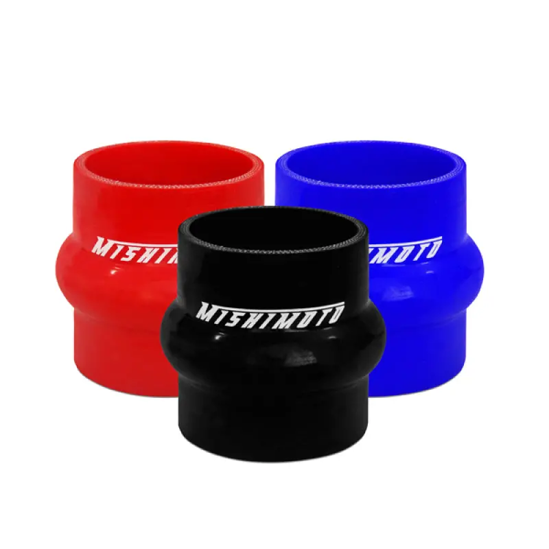 Mishimoto Silicone Hump Hose Coupler 2.5In Black - Flexible Hose Coupling 1