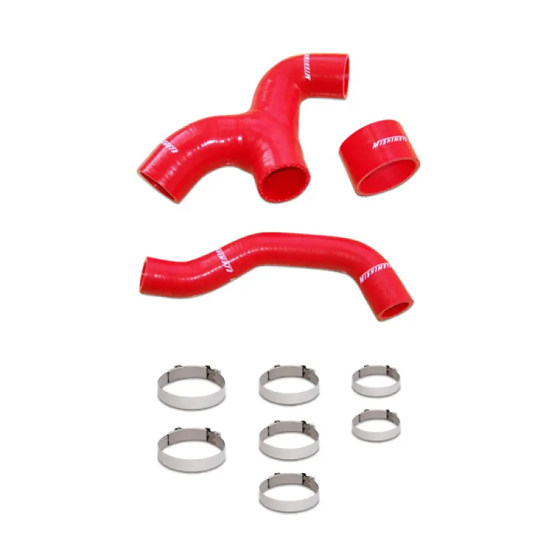 Mishimoto Silicone Intercooler Hoses - Red For 02-05 Subaru Wrx 1