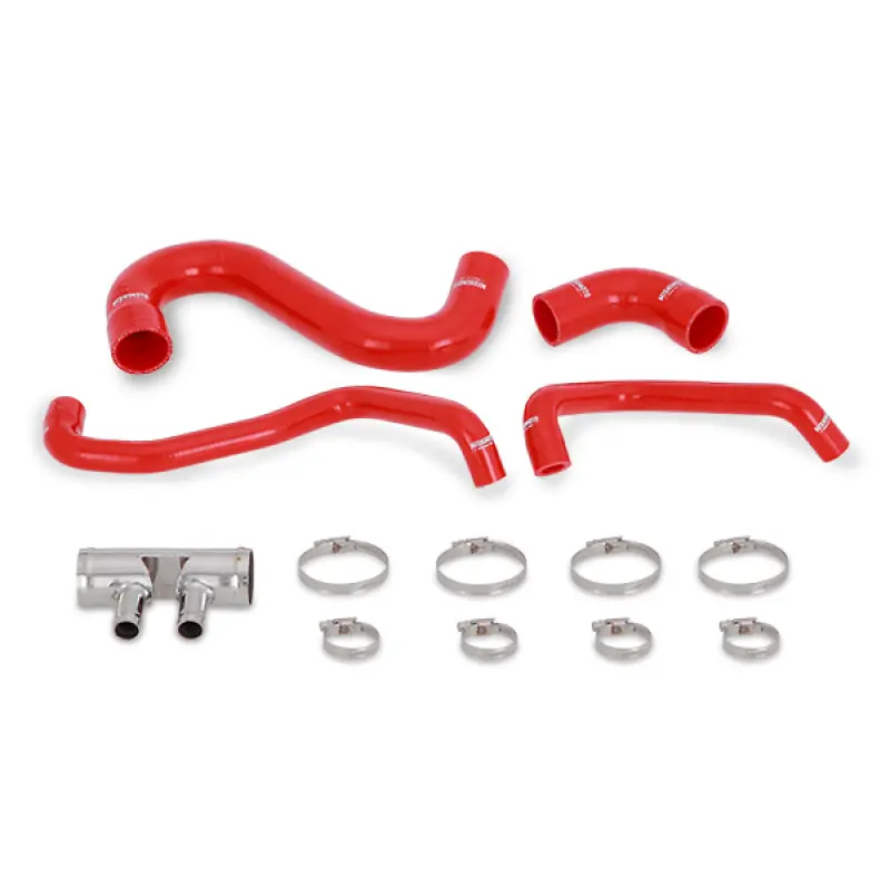 Mishimoto Silicone Lower Radiator Hose - Red For 2015+ Ford Mustang Gt 1