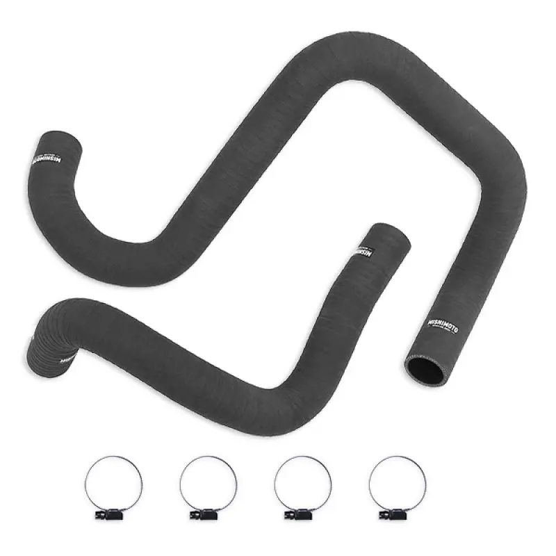 Mishimoto Silicone Radiator Hose Kit Matte Black - 2012+ Jeep Wrangler 6Cyl 1