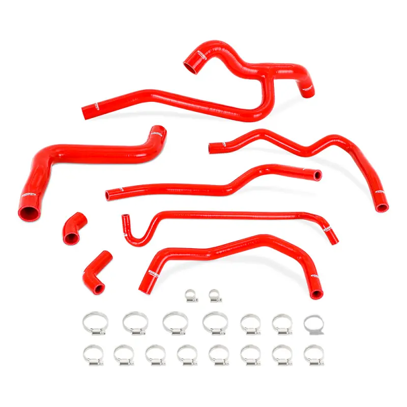 Mishimoto Silicone Radiator Hose Kit Red 05-10 Mustang V6 1