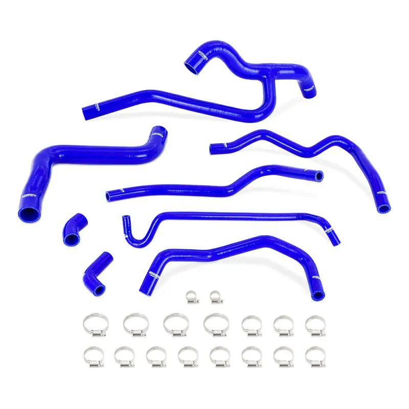 Mishimoto Silicone Radiator Hose Kit V6 05-10 Mustang Blue 1
