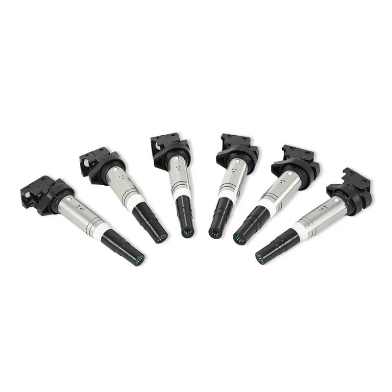 Mishimoto Six Cylinder Ignition Coil Set Of 6 For 2002+ Bmw M54/N20/N52/N54/N55/N62/S54/S62 1