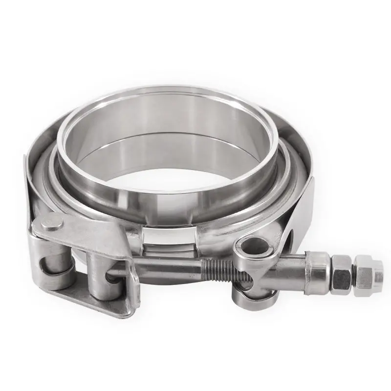 Mishimoto Stainless Steel V-Band Clamp 2.5In. For Secure Pipe Connections 1