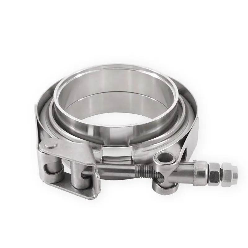 Mishimoto Stainless Steel V-Band Clamp 2In 50.8Mm Leak-Free Secure Connection 1