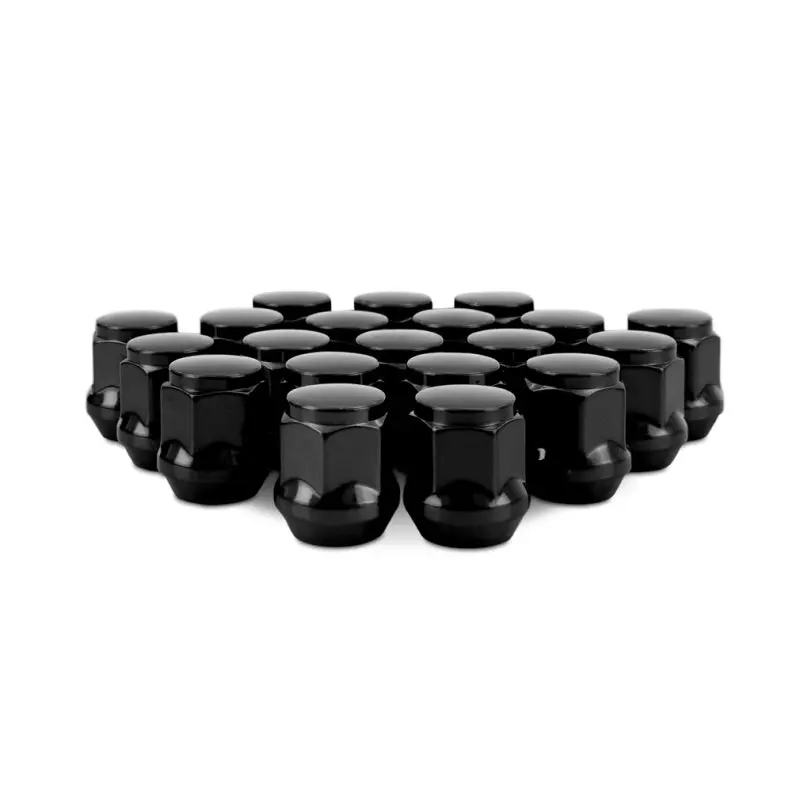 Mishimoto Steel Acorn Lug Nuts M12 X 1.5 20Pc Set Black 2