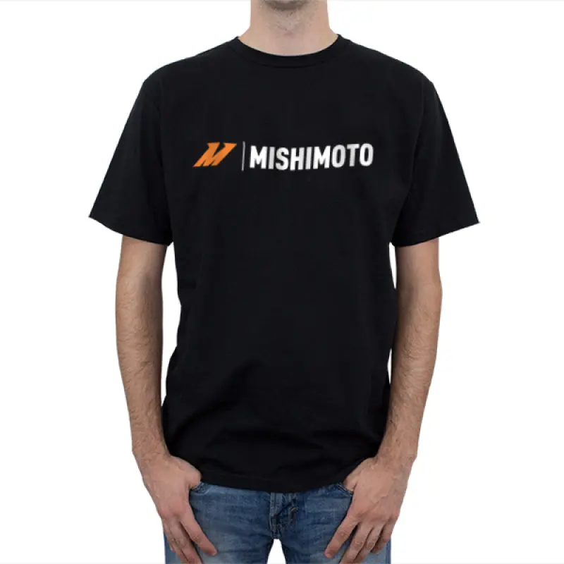 Mishimoto T Shirt Large Black Signature Logo Cotton Tee 1