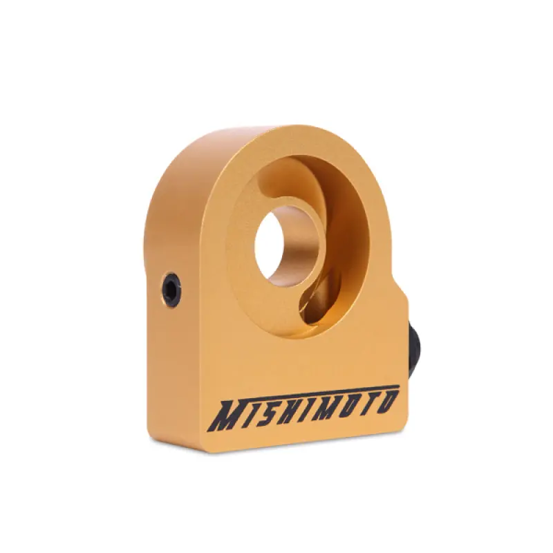 Mishimoto Thermostatic Gold M20 Oil Sandwich Plate With 185°F Thermostat 1