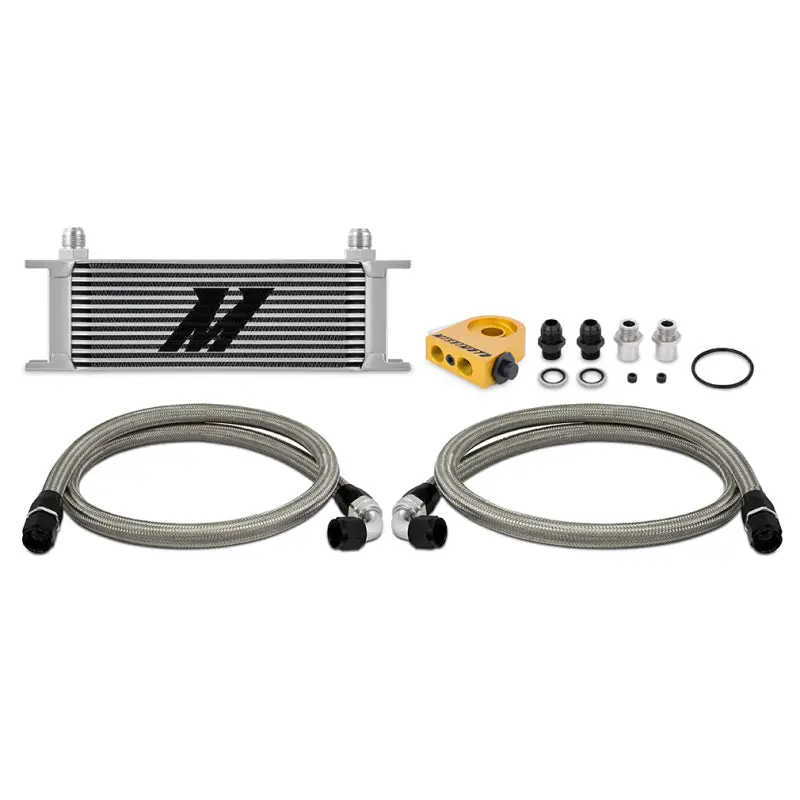 Mishimoto Thermostatic Oil Cooler Kit 13 Row Silver 1