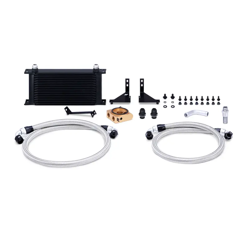 Mishimoto Thermostatic Oil Cooler Kit Black Fiesta St 14-16 1