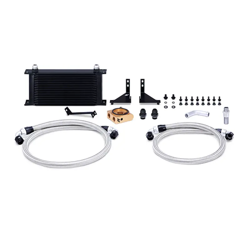 Mishimoto Thermostatic Oil Cooler Kit Black Fiesta St 14-16 2
