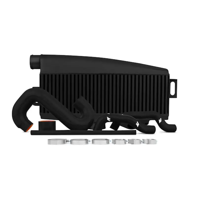 Mishimoto Top-Mount Intercooler Kit For Subaru Wrx/Sti - Powder Coated Black, Black Hoses - 02-07/04-07 2