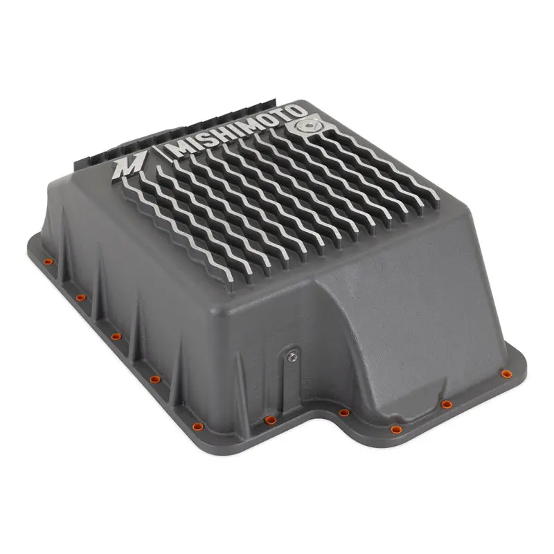 Mishimoto Transmission Pan Cast Gr For 89-10 Powerstroke E4od 4R100 5R110 1