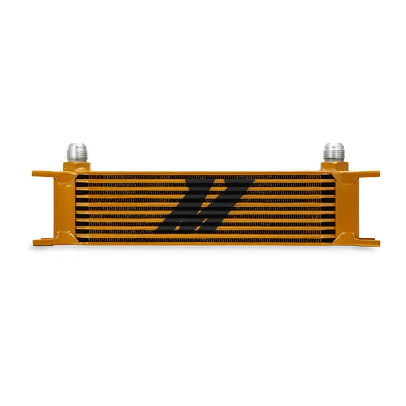 Mishimoto Universal 10 Row Oil Cooler Kit Gold Finish 2