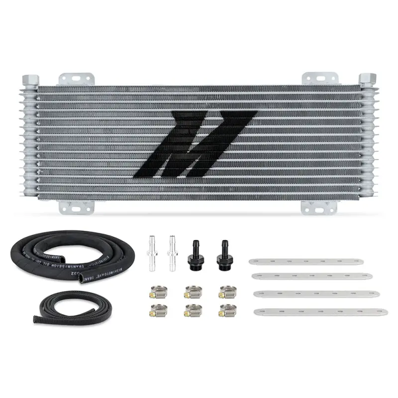 Mishimoto Universal 13-Row Stacked Plate Transmission Cooler - Silver 1