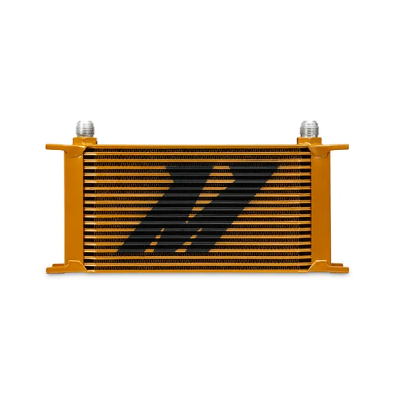 Mishimoto Universal 19 Row Oil Cooler - Gold For Ford Mustang Gt/Gt Premium/Bullitt/Mach 1 1
