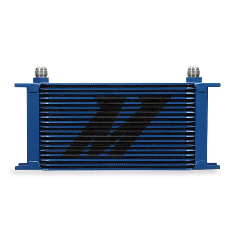 Mishimoto Universal 19 Row Oil Cooler Kit - Blue For Ford Mustang Gt/Gt Premium/Mach 1/Bullitt - 2018-2021, 2021, 2019-2020 1
