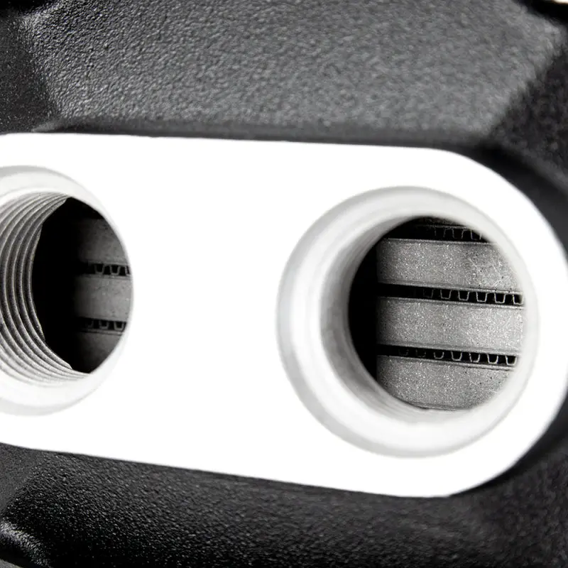 Mishimoto Universal Air-To-Water Intercooler Dual Pass 1000Hp Opposite Side Inlet Outlet 2
