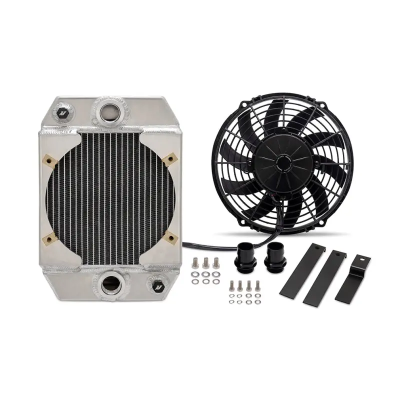 Mishimoto Universal Aluminum Radiator - Natural Drag Race Performance 1