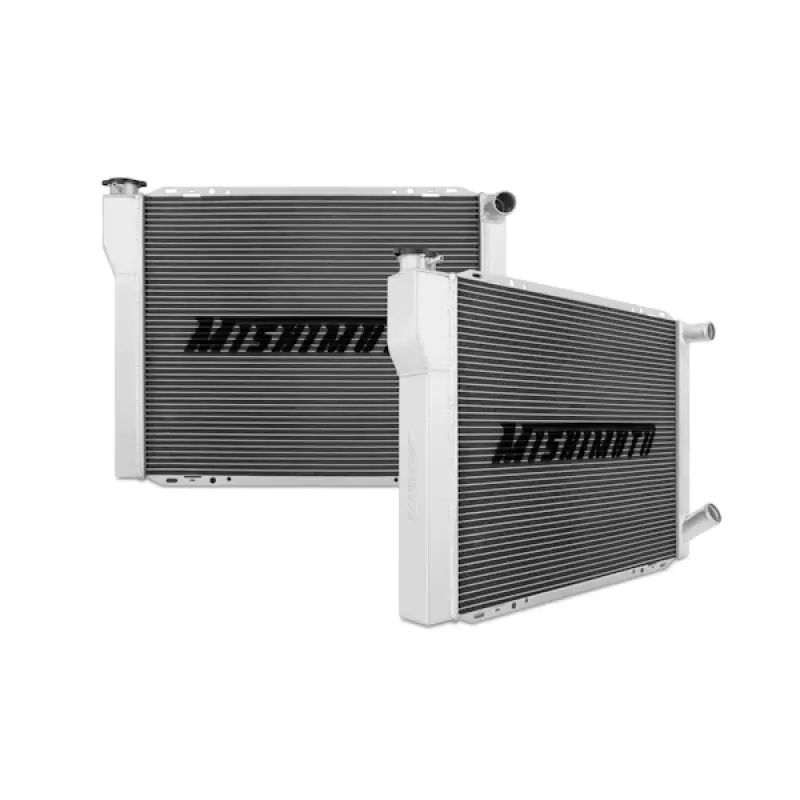 Mishimoto Universal Dual Pass Race Radiator Aluminum - 27X19x3 Inches 2