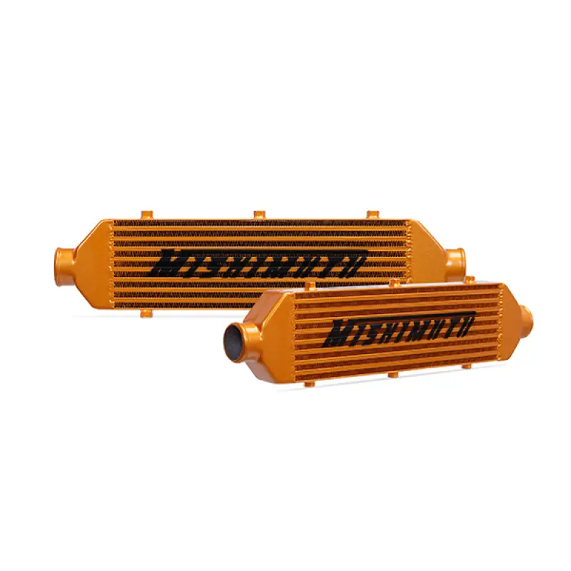 Mishimoto Universal Gold Z Line Intercooler 28X8x3 21X6x2.5 Inlet/Outlet 2