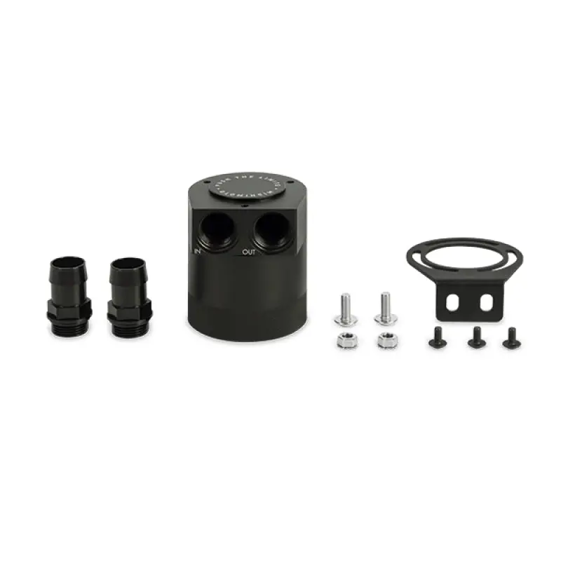 Mishimoto Universal High Flow Baffled Oil Catch Can Kit 1