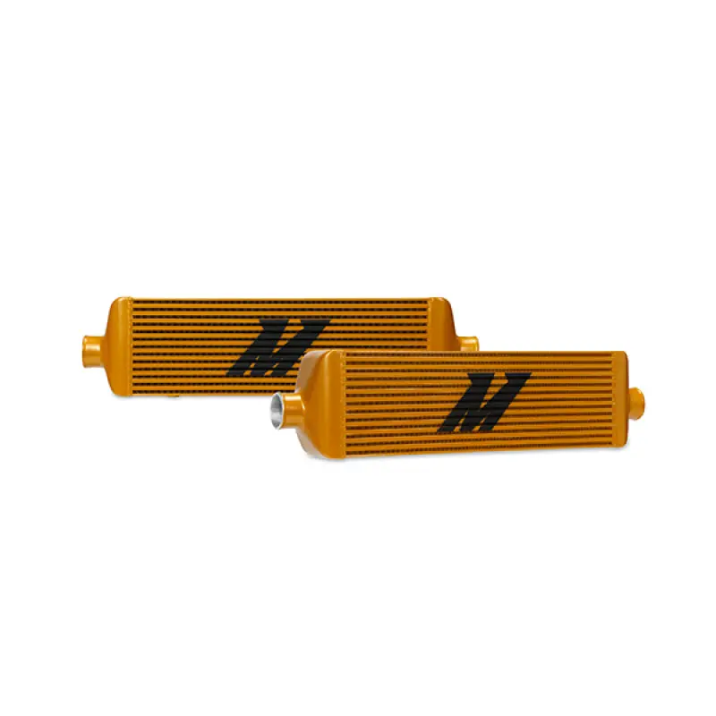 Mishimoto Universal Intercooler - J-Line Gold For Limited Front-End Space 1