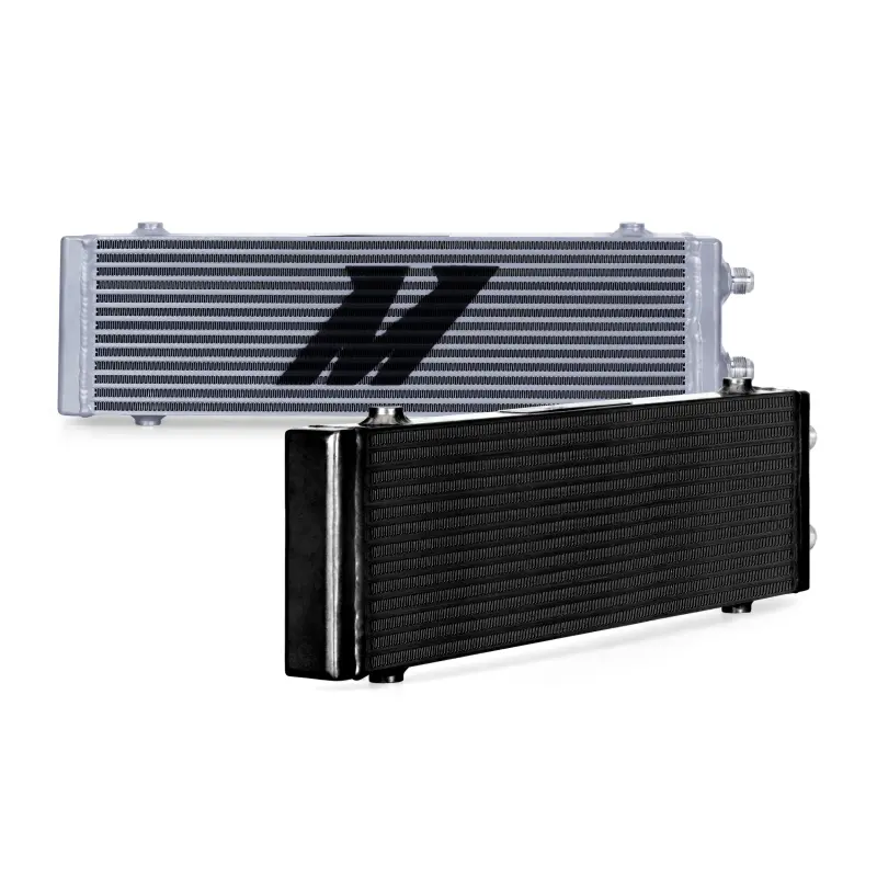 Mishimoto Universal Large Bar And Plate Dual Pass Black Oil Cooler For 2018-2021 Ford Mustang Gt Bullitt Mach 1 1