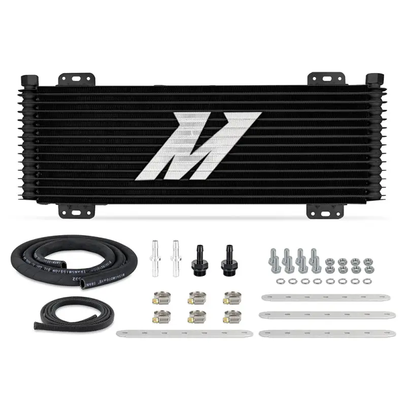 Mishimoto Universal Stacked Plate Transmission Cooler 13-Row Black 1
