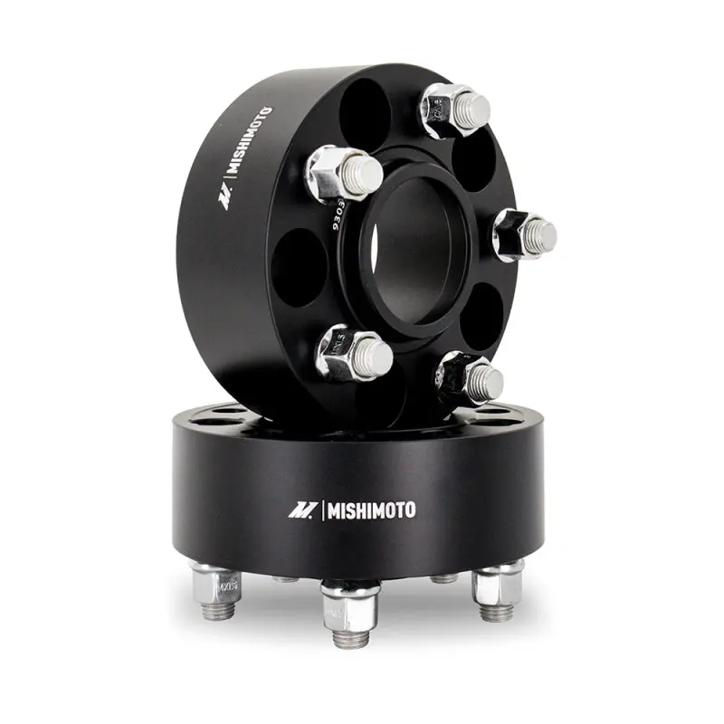 Mishimoto Wheel Spacers – 5X100 – 56.1 – 45 – M12 – Black 1