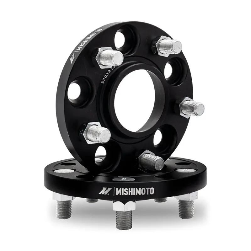 Mishimoto Wheel Spacers – 5X114.3 – 60.1 – 45 – M12 – Black 1