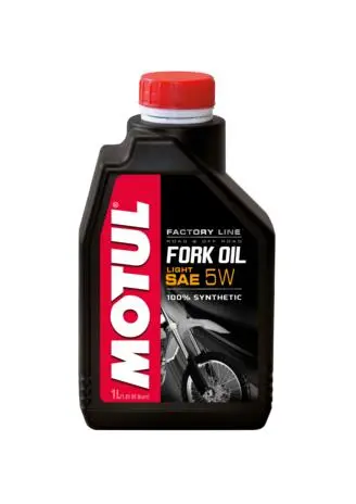 Motul 1L Suspension Fork Oil – Factory Line Light/Med. 7.5W Synthetic Ester 1