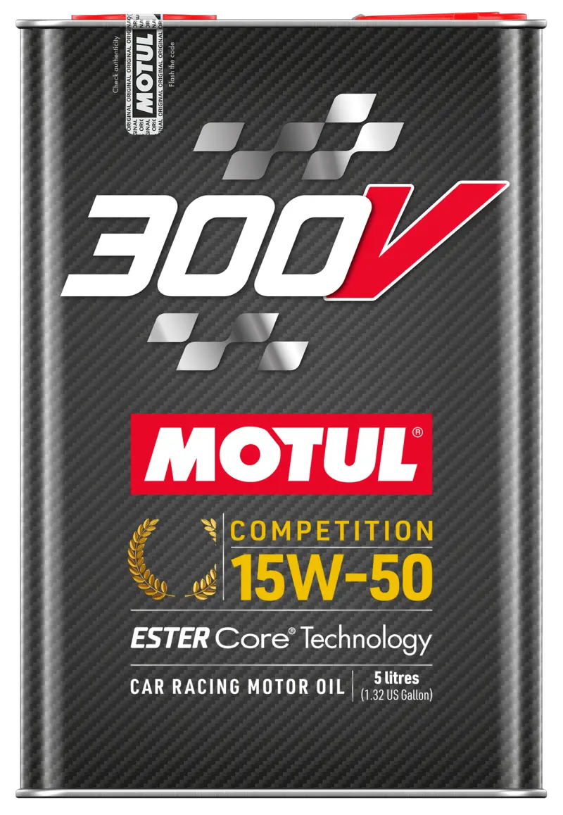 Motul 300V Competition Synthetic Racing Motor Oil 5L 15W50 1