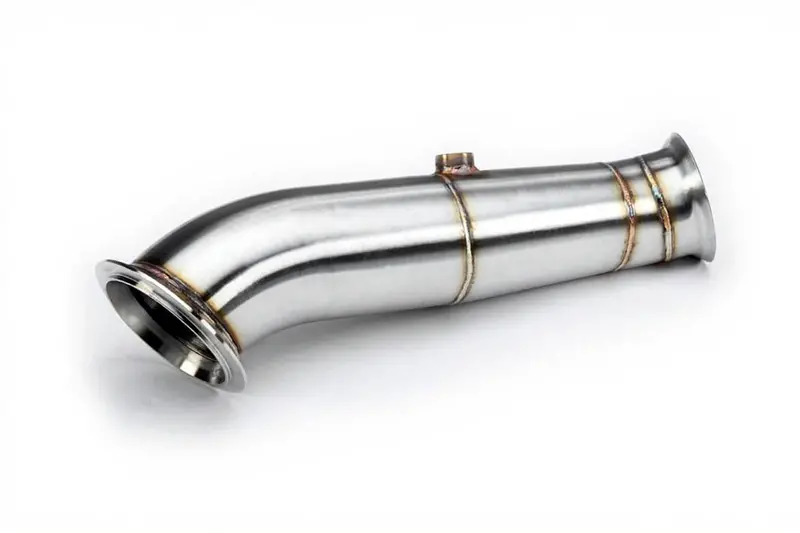 N55 3.5" Catless Downpipe Pwg – Fits Bmw M135i, M235i, 335I, 435I F20/F21/F22/F30/F32/F33 (2012–2014) 1