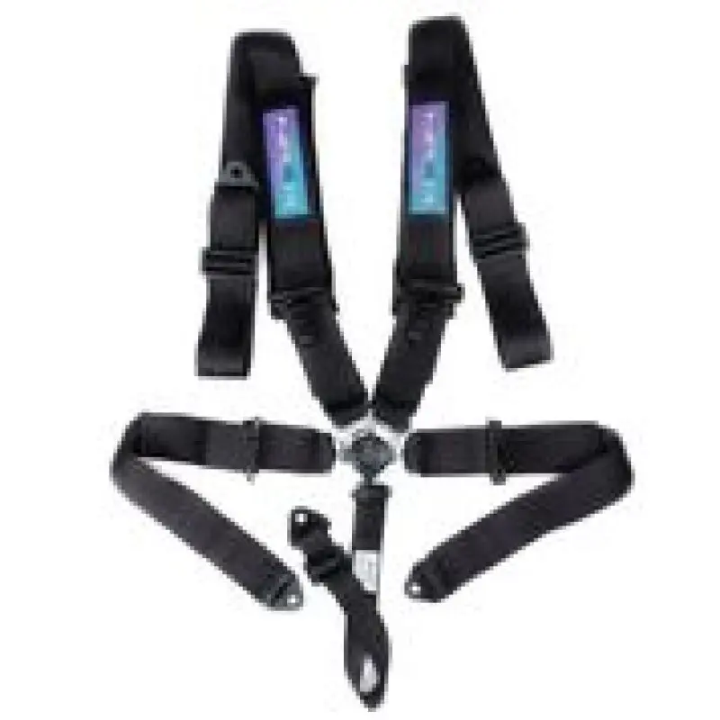 Nrg 5Pt 3In. Seat Belt Harness With Cam Lock In Black Color 1