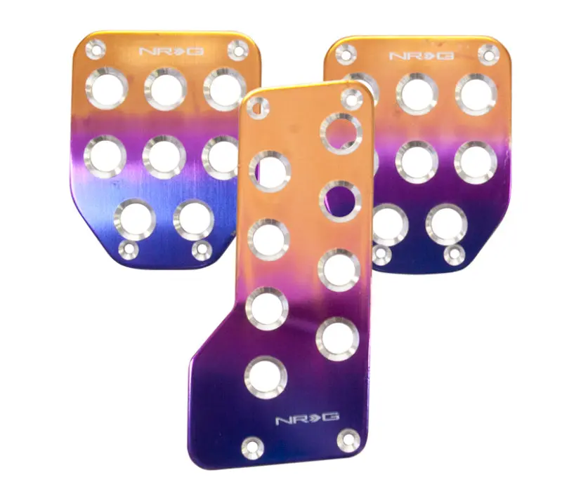 Nrg Aluminum Sport Pedal M/T Purple Titanium Fade 1