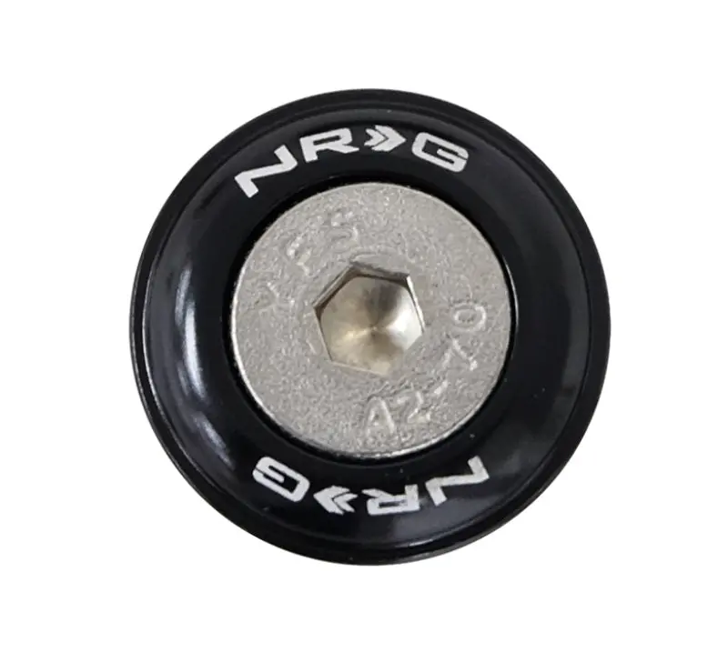 Nrg Fender Washer Kit With Rivets For Plastic (Black) - Set Of 10 1