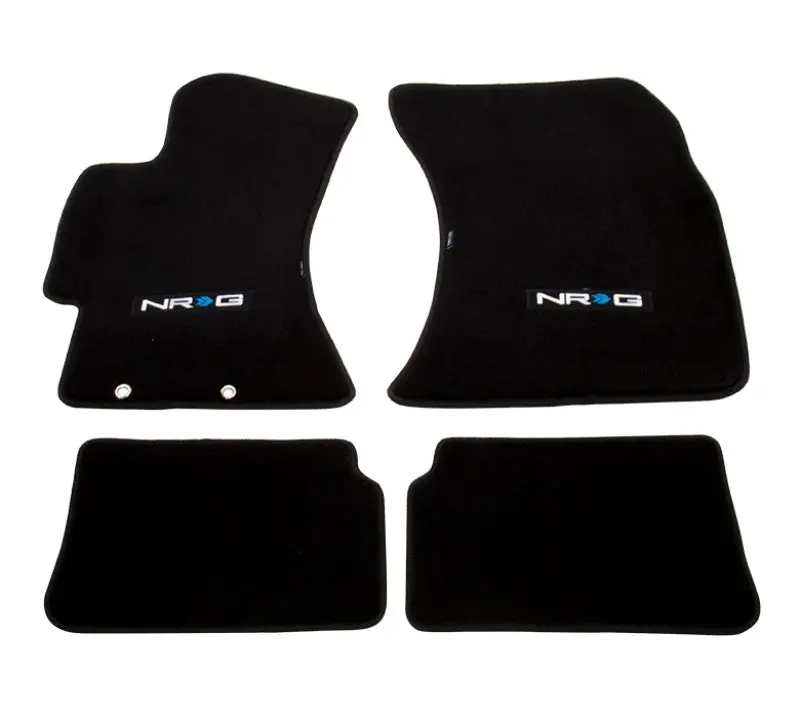 Nrg Floor Mats - Custom Fit - 2009-2011 Subaru Impreza Wrx/Sti - 4 Piece 1