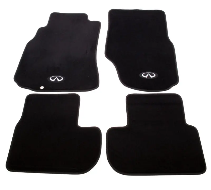 Nrg Floor Mats - Infiniti Emblem Logo - 4Pc - 03-06 G35 1
