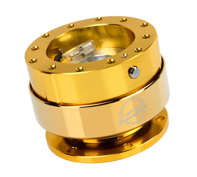 Nrg Quick Release Gold Body Chrome Gold Ring - Universal 1