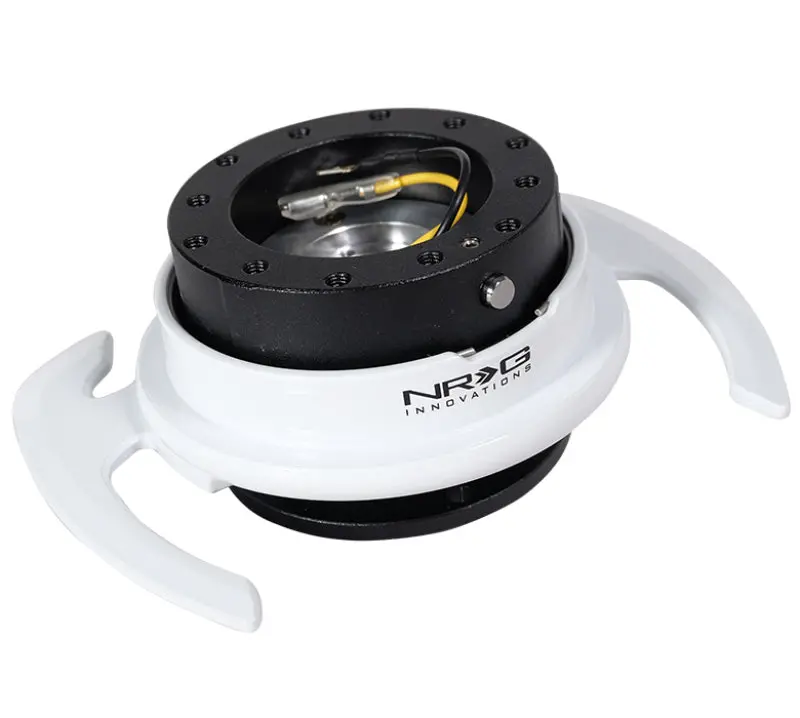 Nrg Quick Release Kit Black Body White Ring With Handles 1