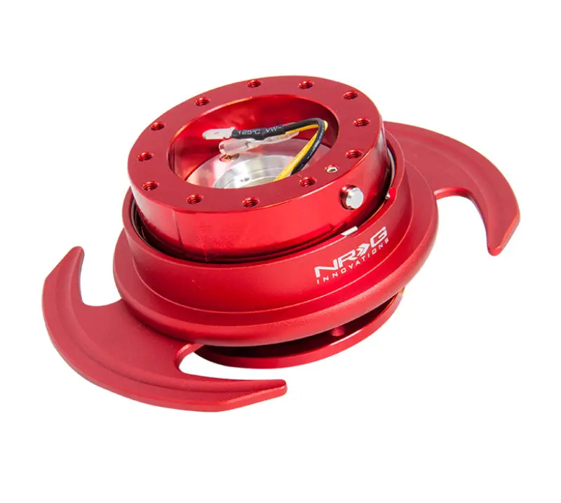 Nrg Quick Release Kit Gen 3.0 Red Metal Body Red Ring Handles 1
