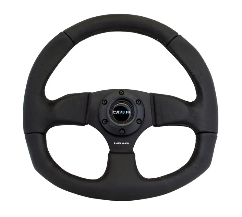 Nrg Reinforced Steering Wheel Leather With Black Stitching (320Mm Horizontal / 330Mm Vertical) 1